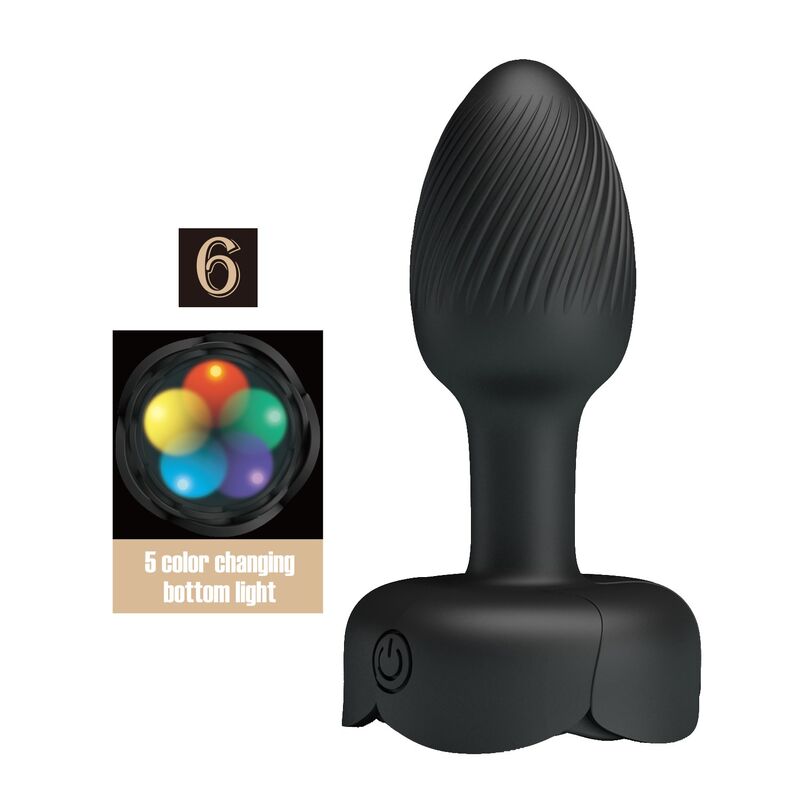 Pretty Love-Dop Anal Vibrator Reîncărcabil 10 Moduri Negru 7 PRETTY LOVE - RECHARGEABLE VIBRATING ANAL PLUG 10 MODES BLACK · Jucarii Anale (imaginea 7)