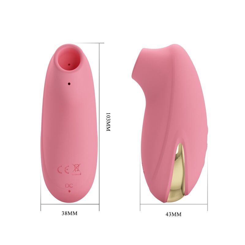 Pretty Love-Otis Stimulator Clitoris cu Sucțiune Roz 4 PRETTY LOVE - OTIS CLITORAL SUCTION STIMULATOR 7 MODES PINK · Vibratoare (imaginea 4)