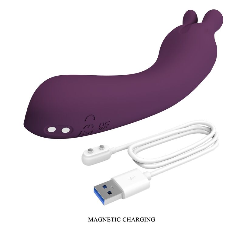 PRETTY LOVE - LUNAO RECHARGEABLE VIBRATOR 10 FUNCTIONS PURPLE · Vibratoare (imaginea 10)