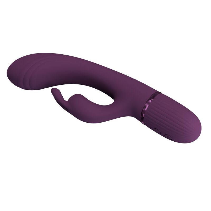PRETTY LOVE - ROCCO RECHARGEABLE RABBIT VIBRATOR 10 FUNCTIONS PURPLE · Vibratoare (imaginea 9)