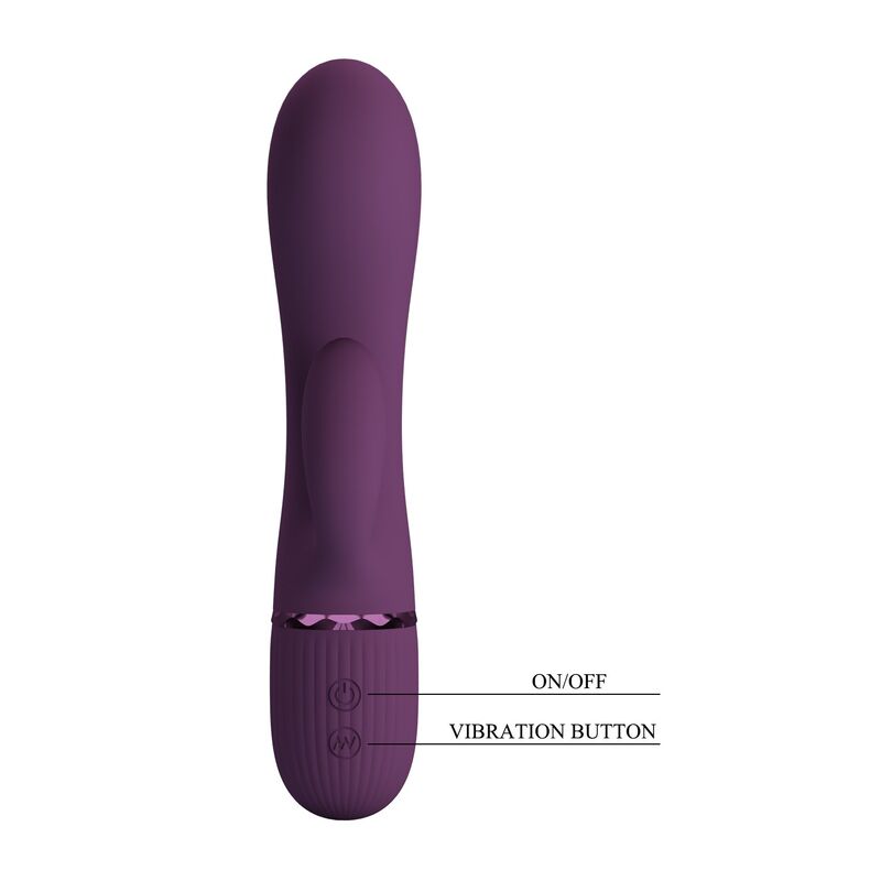Pretty Love-Margie Vibrator Rabbit 10 Funcții Mov 5 PRETTY LOVE - MARGIE RECHARGEABLE RABBIT VIBRATOR 10 FUNCTIONS PURPLE · Vibratoare (imaginea 5)