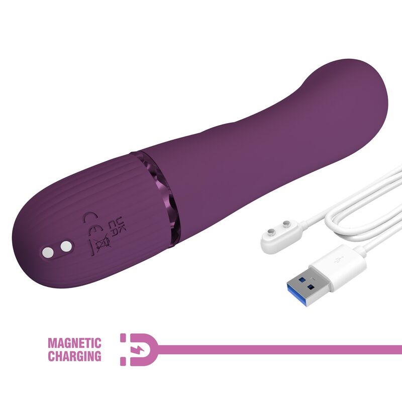 Pretty Love-Margie Vibrator Rabbit 10 Funcții Mov 6 PRETTY LOVE - MARGIE RECHARGEABLE RABBIT VIBRATOR 10 FUNCTIONS PURPLE · Vibratoare (imaginea 6)