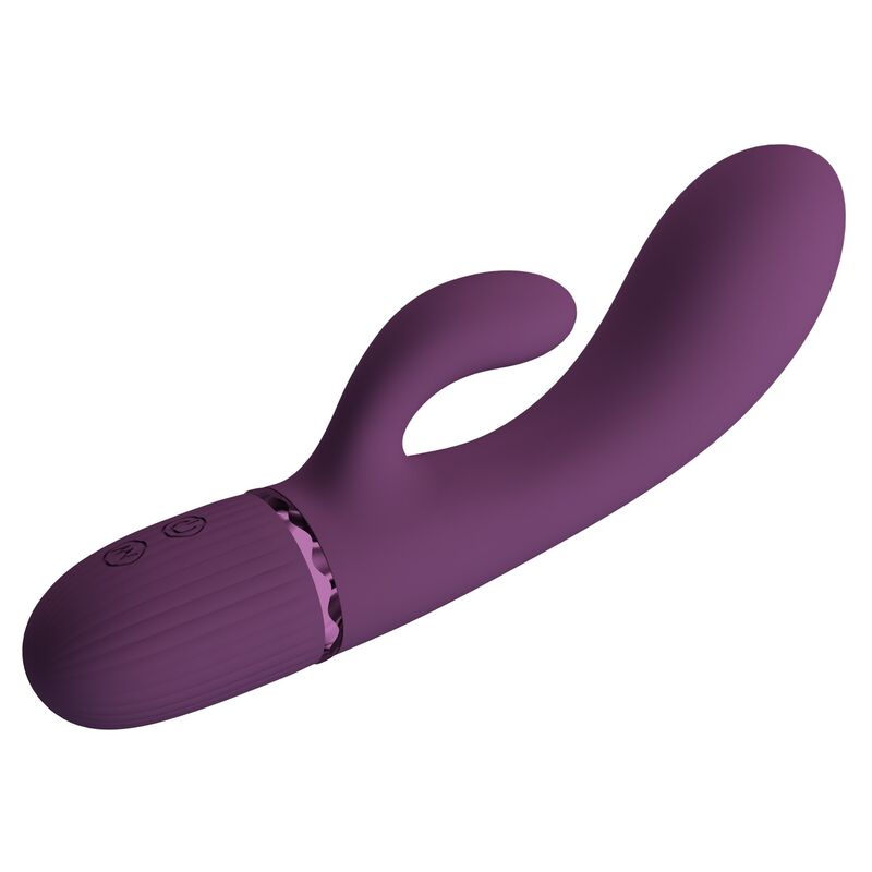 PRETTY LOVE - MARGIE RECHARGEABLE RABBIT VIBRATOR 10 FUNCTIONS PURPLE · Vibratoare (imaginea 2)