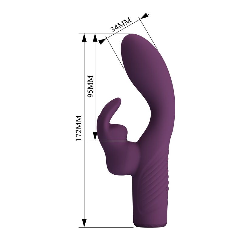 Pretty Love-Olivia Vibrator Rabbit Reîncărcabil Mov 7 PRETTY LOVE - OLIVIA RECHARGEABLE RABBIT VIBRATOR 10 FUNCTIONS · Vibratoare (imaginea 7)