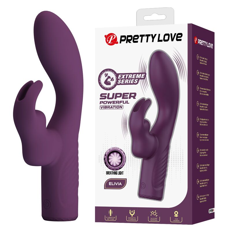 Pretty Love-Olivia Vibrator Rabbit Reîncărcabil Mov