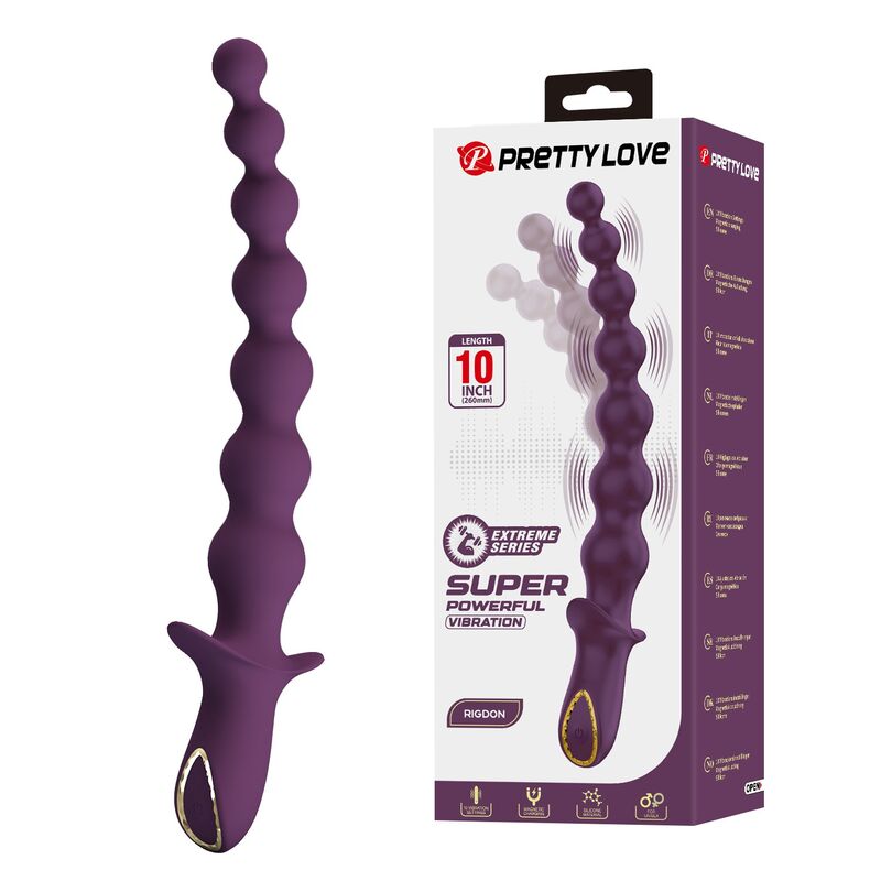 PRETTY LOVE - MADISON RECHARGEABLE ANAL VIBRATOR 10 FUNCTIONS · Jucarii Anale