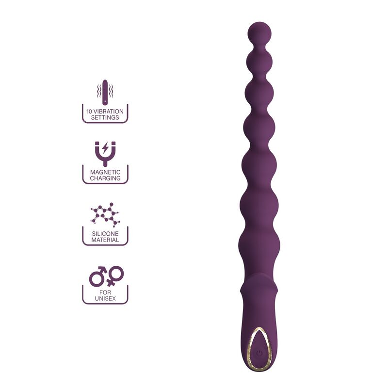 PRETTY LOVE - MADISON RECHARGEABLE ANAL VIBRATOR 10 FUNCTIONS · Jucarii Anale (imaginea 7)