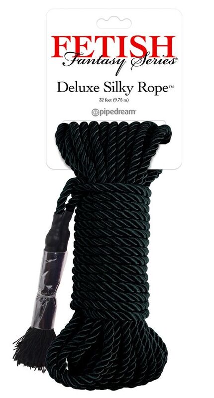 Fetish Fantasy Series-Frânghie Bondage Deluxe 9,75 m Neagră