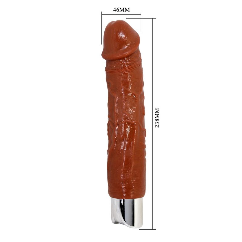 Pretty Love-Pro Vibrator Realist 23,5 cm Maro 8 PRETTY LOVE - PRO REALISTIC VIBRATOR 23.5 CM Ø 4.8 CM BROWN · Vibratoare (imaginea 8)
