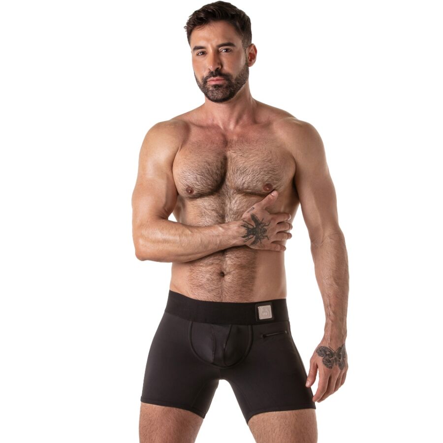 Locker Gear-Wide Waistband Boxer cu Fermoar la Spate