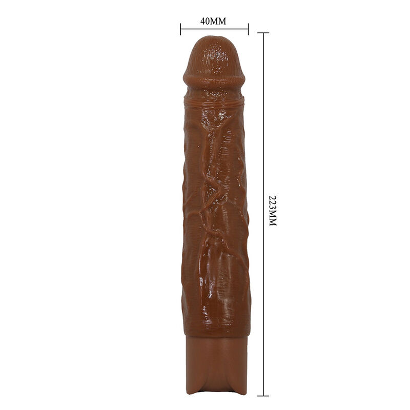Pretty Love-Owen Vibrator Realist 22,5 cm Maro 9 PRETTY LOVE - OWEN REALISTIC VIBRATOR 22.5 CM Ø 4.5 CM BROWN · Vibratoare (imaginea 9)