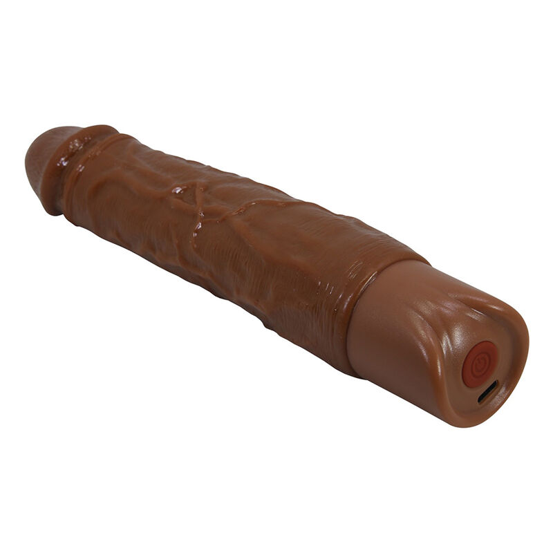 PRETTY LOVE - OWEN REALISTIC VIBRATOR 22.5 CM Ø 4.5 CM BROWN · Vibratoare