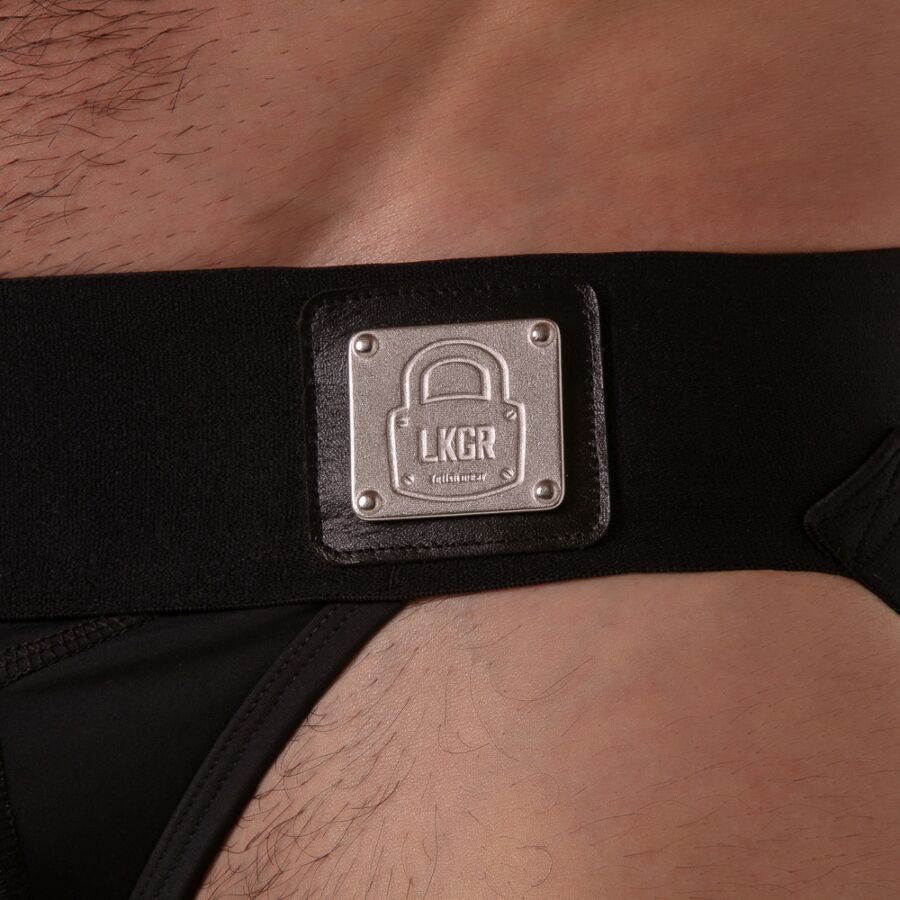 LOCKER GEAR - WIDE WAISTBAND JOCKSTRAP BLUE S · Lenjerie Barbati (imaginea 5)