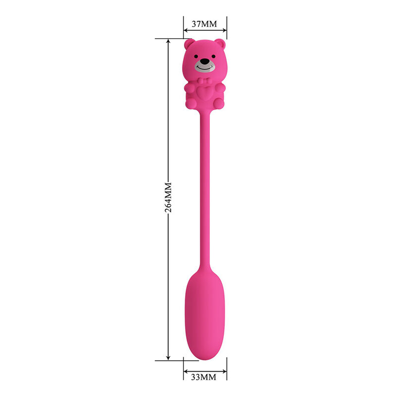PRETTY LOVE - OLSON RECHARGEABLE BULLET VIBRATOR WITH WIRED CONTROLLER PINK · Vibratoare (imaginea 10)