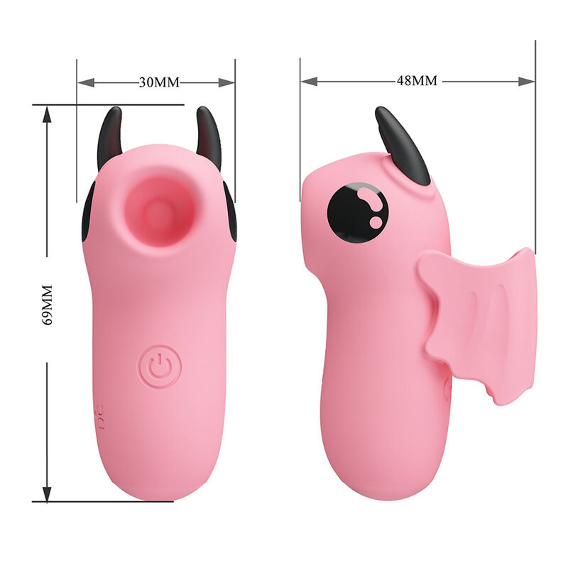 Pretty Love-Magic Devil Stimulator pentru Deget Reîncărcabil 3 PRETTY LOVE - MAGIC DEVIL RECHARGEABLE FINGER STIMULATOR PINK · Vibratoare (imaginea 3)