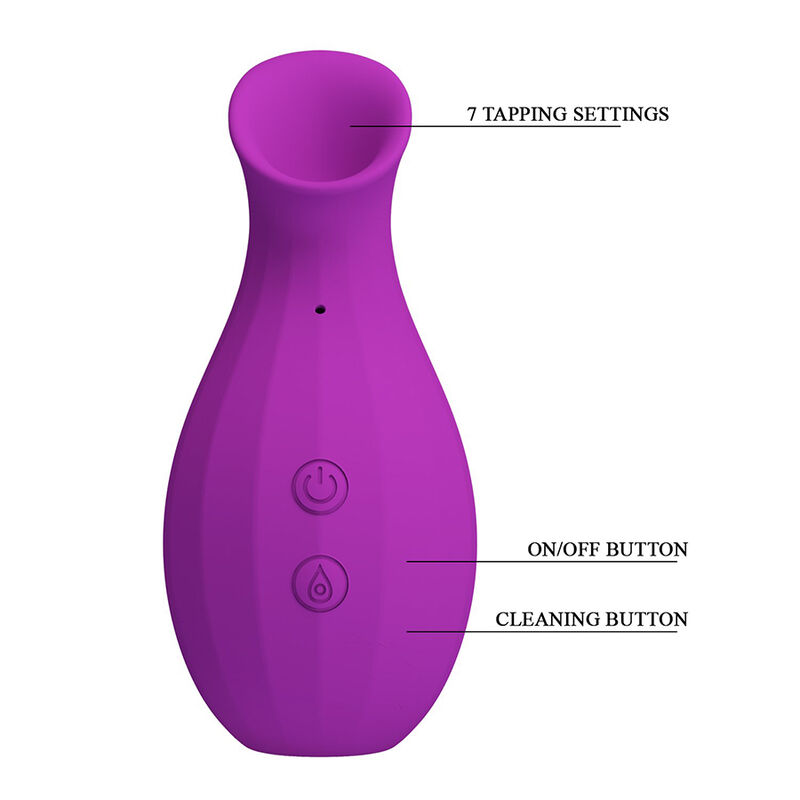 PRETTY LOVE - MAGIC BOTTLE RECHARGEABLE CLITORAL SUCTION STIMULATOR PURPLE · Vibratoare (imaginea 4)
