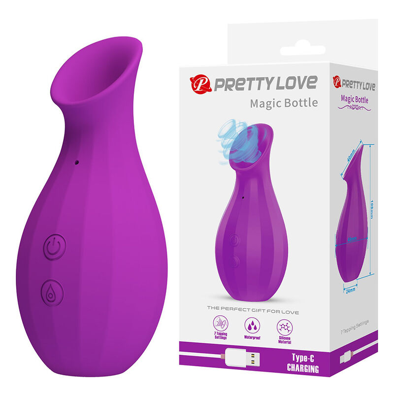 Pretty Love-Magic Bottle Stimulator Clitoris cu Sucțiune Mov