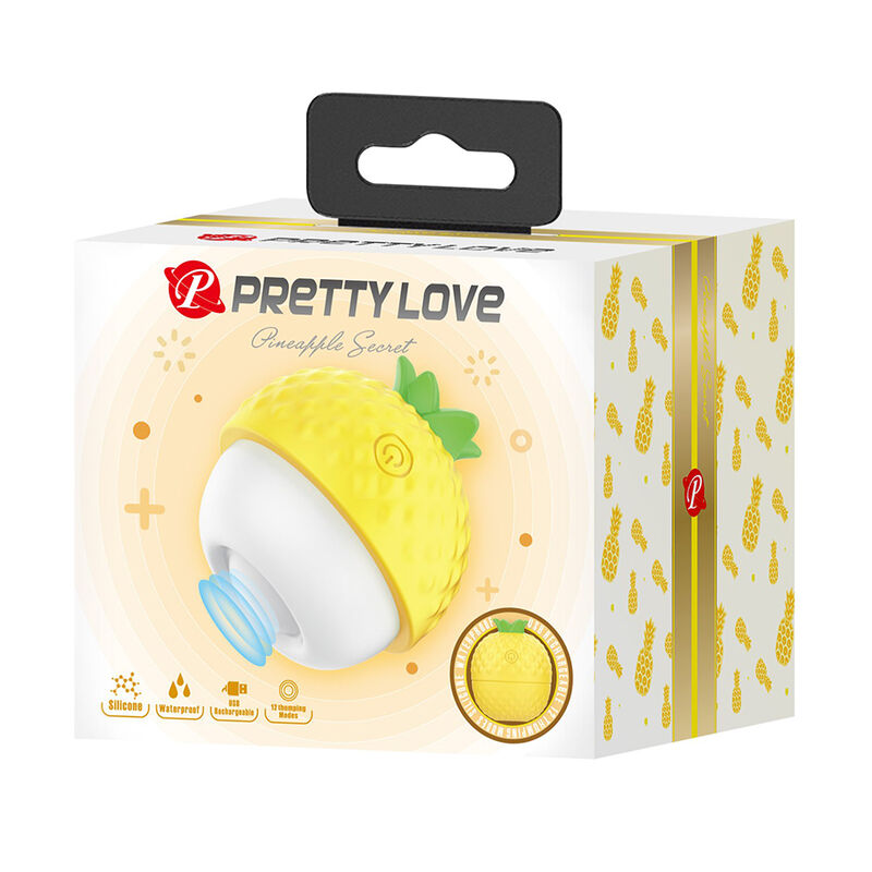Pretty Love-Stimulator Clitoris Sucțiune și Împingere Galben 6 PRETTY LOVE - RECHARGEABLE SUCTION AND THRUSTING CLITORAL STIMULATOR YELLOW · Vibratoare (imaginea 6)