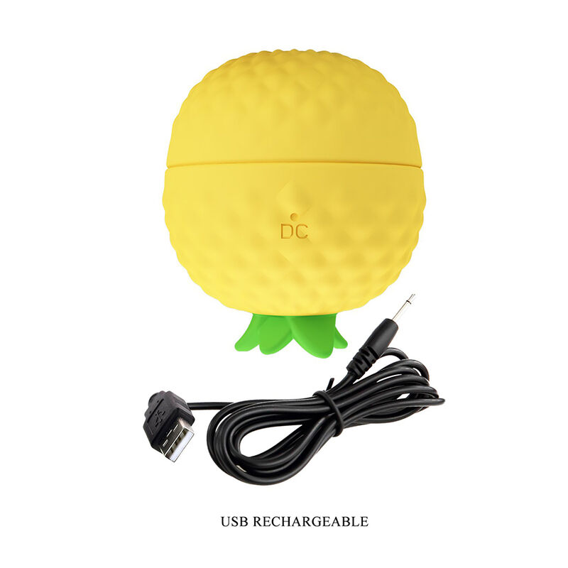 Pretty Love-Stimulator Clitoris Sucțiune și Împingere Galben 8 PRETTY LOVE - RECHARGEABLE SUCTION AND THRUSTING CLITORAL STIMULATOR YELLOW · Vibratoare (imaginea 8)