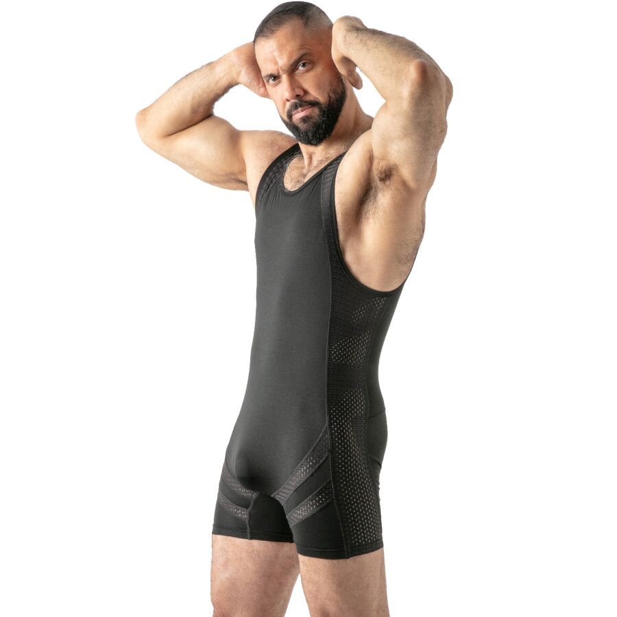 Locker Gear-Open Access Singlet Body Bărbați cu Fermoar