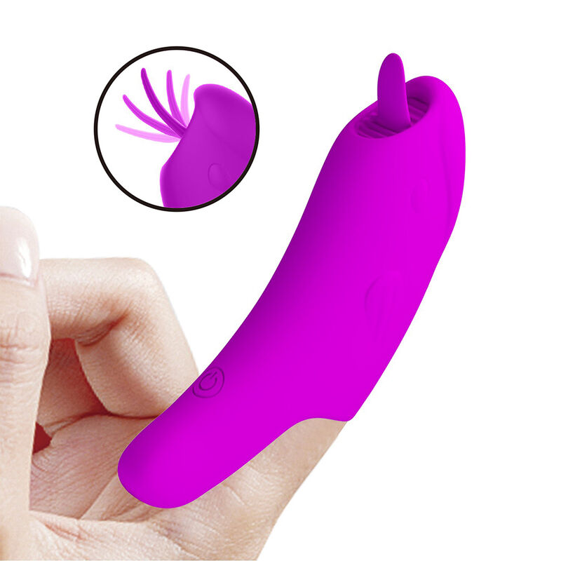 PRETTY LOVE - PETERSON HONEY FINGER RECHARGEABLE FINGER VIBRATOR PURPLE · Vibratoare (imaginea 10)