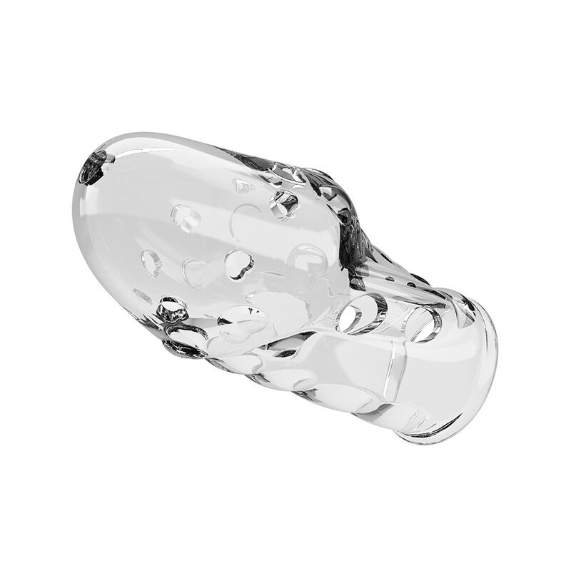 Pretty Love-Rocker Manșon Texturat pentru Penis Transparent 9 PRETTY LOVE - ROCKER PENIS SLEEVE GET YOUR PENIS THICKER TRANSPARENT · Inele & Mansoane Penis (imaginea 9)