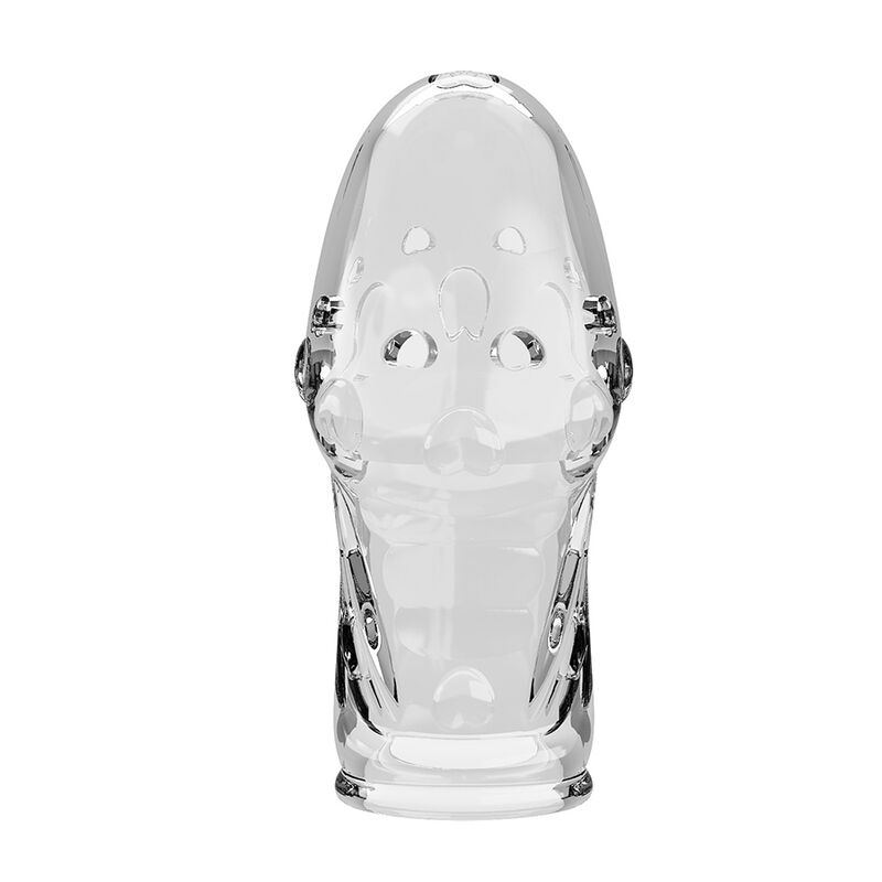 Pretty Love-Rocker Manșon Texturat pentru Penis Transparent 6 PRETTY LOVE - ROCKER PENIS SLEEVE GET YOUR PENIS THICKER TRANSPARENT · Inele & Mansoane Penis (imaginea 6)