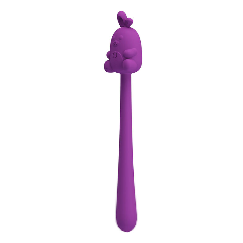 PRETTY LOVE - CUTE BUNNY FLIRTING STICK FLEXIBLE VIBRATOR USB RECHARGEABLE PURPLE · Vibratoare (imaginea 7)