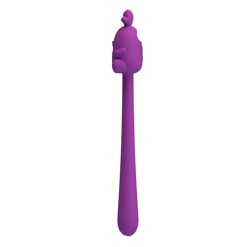 PRETTY LOVE - CUTE BUNNY FLIRTING STICK FLEXIBLE VIBRATOR USB RECHARGEABLE PURPLE · Vibratoare (imaginea 8)