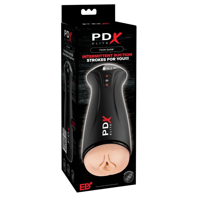 PDX Elite-Fap-Gasm Masturbator cu Sucțiune și Vibrație 462 PDX Elite-Fap-Gasm Masturbator cu Sucțiune și Vibrație