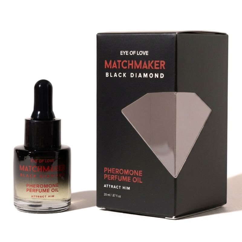 EYE OF LOVE - MATCHMAKER BLACK DIAMOND PHEROMONE PERFUME OIL 20 ML · Masaj Erotic (imaginea 4)