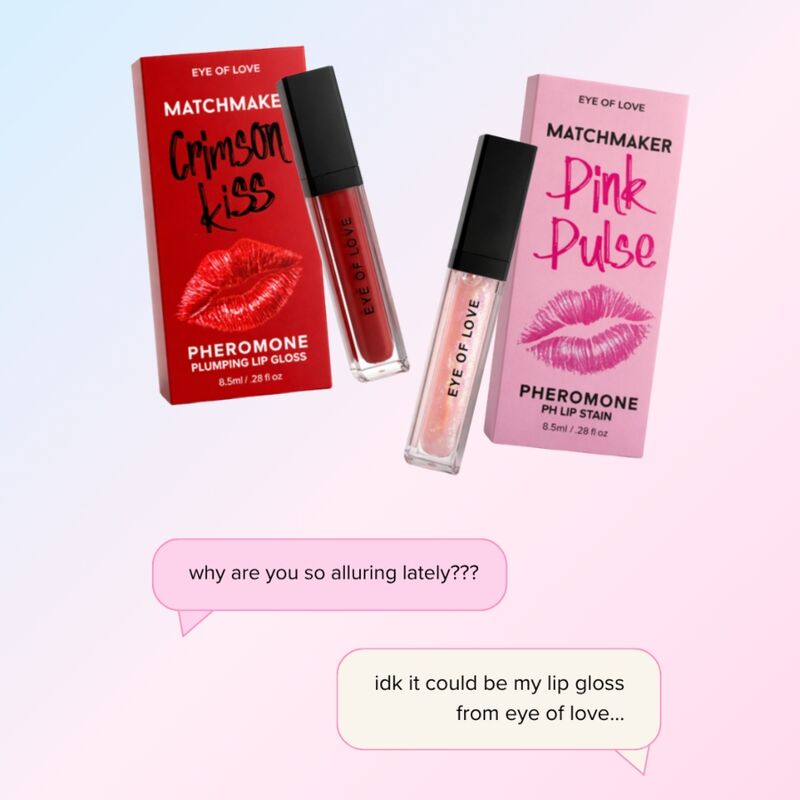 EYE OF LOVE - MATCHMAKER CRIMSON KISS RED LIP GLOSS VOLUMIZING EFFECT WITH PHEROMONES 8.5 ML · Sex Oral & Corp (imaginea 6)