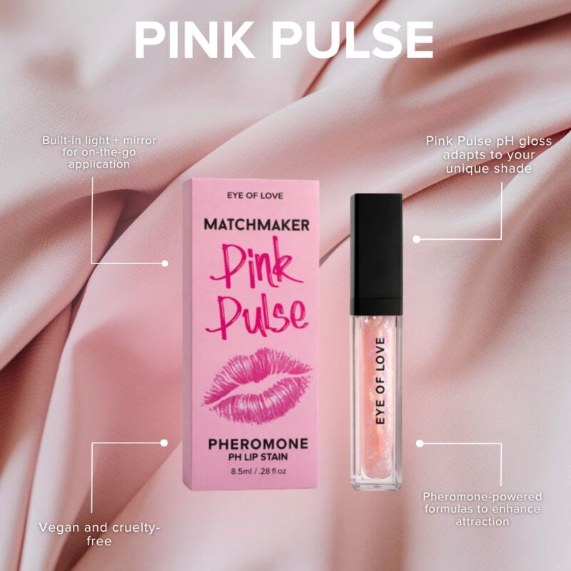 EYE OF LOVE - MATCHMAKER PINK PULSE PH LIP STAIN WITH PHEROMONES 8.5 ML · Sex Oral & Corp (imaginea 4)