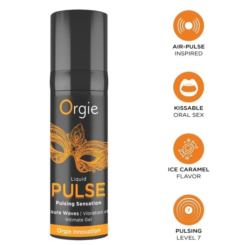 ORGIE - PULSE KISSABLE PULSING SENSATION INTIMATE GEL 15 ML · Afrodisiace Femei