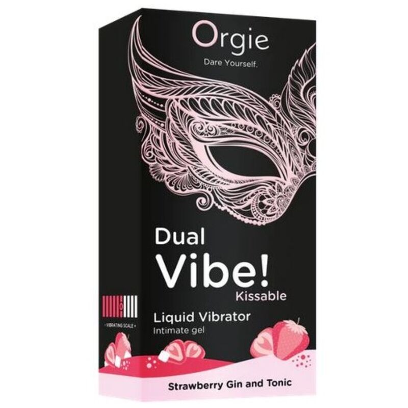 Orgie-Dual Vibe Vibrator Lichid Gin Tonic cu Căpșuni 15 ml 4 ORGIE - DUAL VIBE! STRAWBERRY GIN AND TONIC KISSABLE LIQUID VIBRATOR 15 ML · Afrodisiace Femei (imaginea 4)