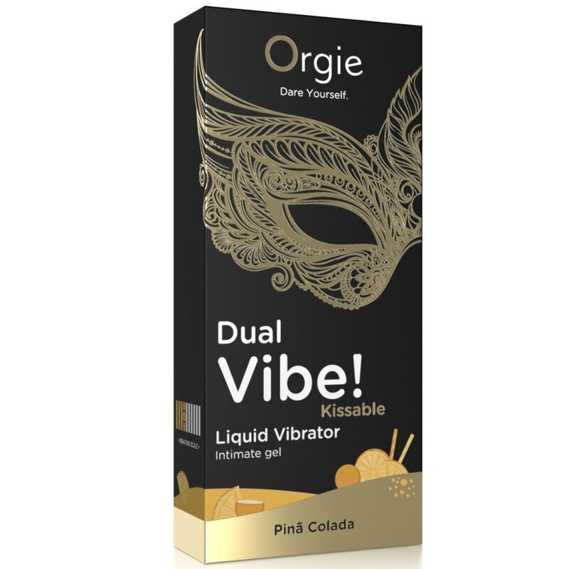 ORGIE - DUAL VIBE! PIÑA COLADA KISSABLE LIQUID VIBRATOR 15 ML · Afrodisiace Femei (imaginea 4)