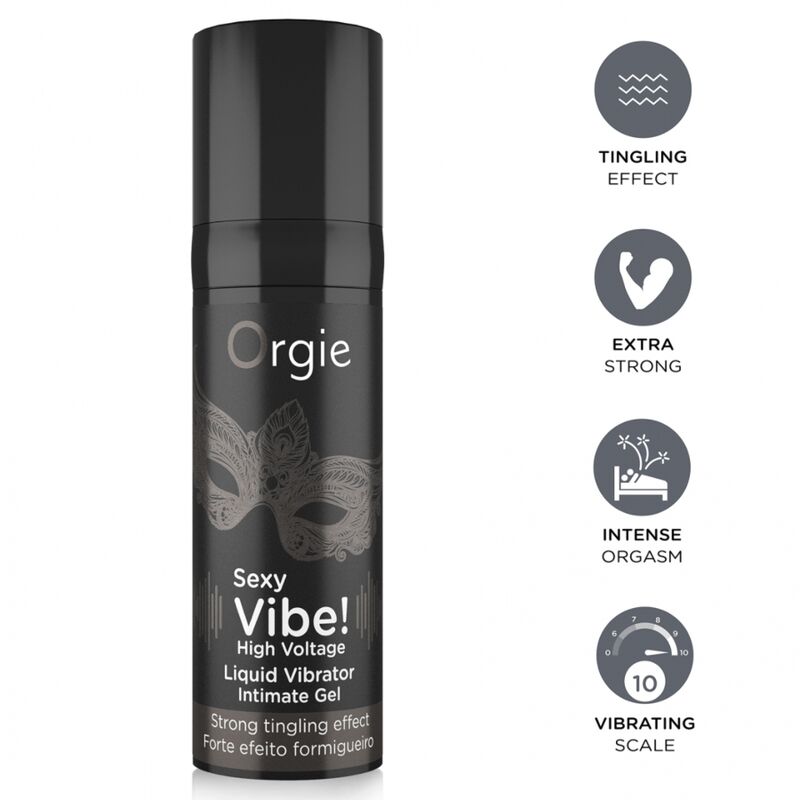 Orgie-Sexy Vibe High Voltage Vibrator Lichid Extra Puternic