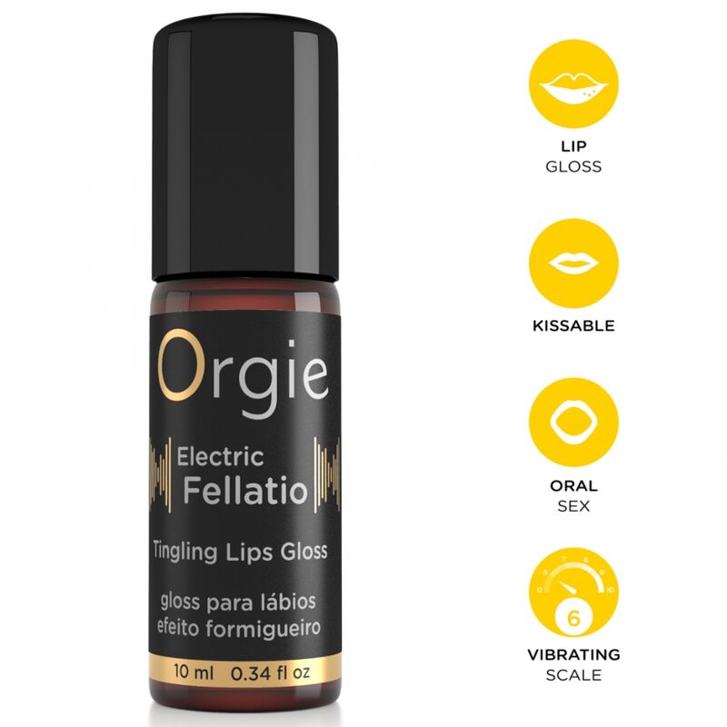 Orgie-Electric Fellatio Luciu de Buze Vibrant 10 ml