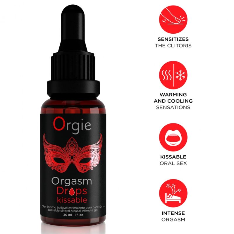 Orgie-Orgasm Drops Kissable Picături pentru Clitoris 30 ml