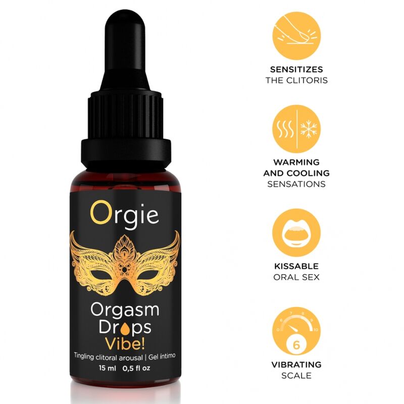 Orgie-Orgasm Drops Vibe Picături cu Furnicături 15 ml