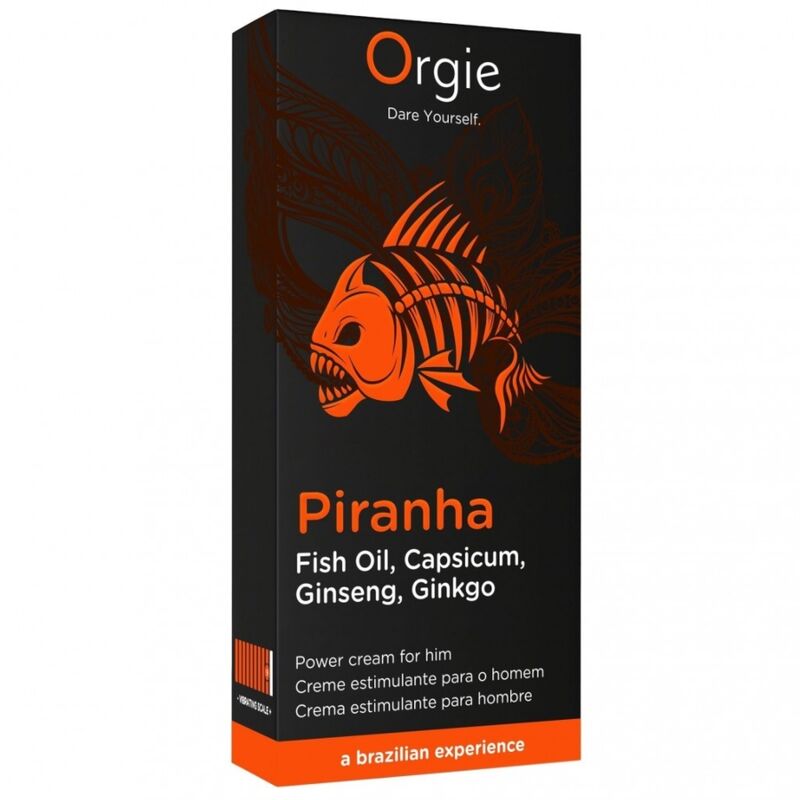 ORGIE - PIRANHA POWER CREAM FOR HIM 15 ML · Afrodisiace Barbati (imaginea 3)