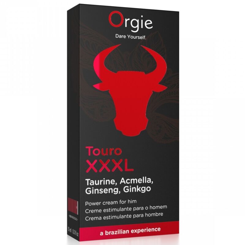 ORGIE - TOURO XXXL ERECTION ENHANCER AND ENLARGER CREAM 15 ML · Afrodisiace Barbati (imaginea 3)