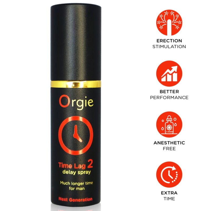 Orgie-Time Lag 2 Spray Întârziere fără Anestezic 10 ml