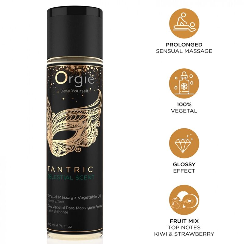 Orgie-Tantric Celestial Scent Ulei Vegetal de Masaj 200 ml