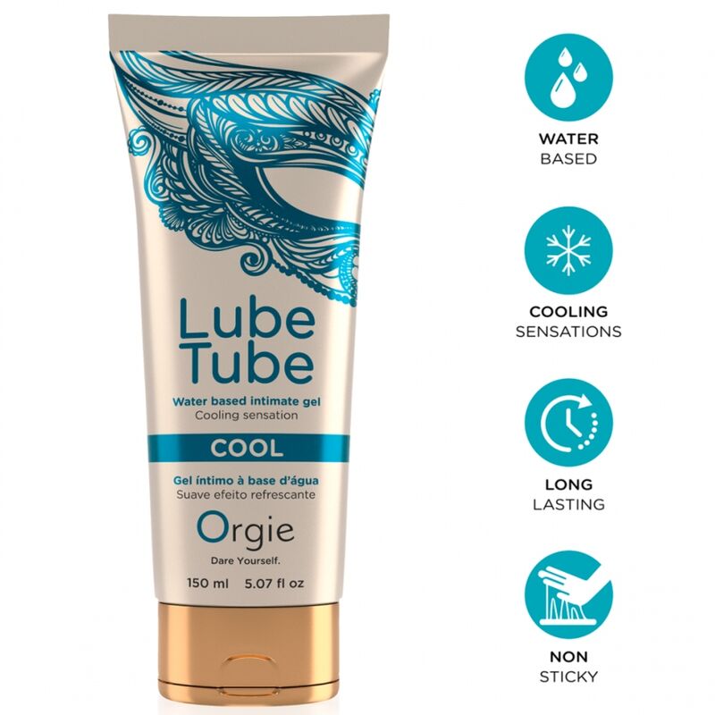 Orgie-Lube Tube Cool Lubrifiant cu Efect de Răcire 150 ml