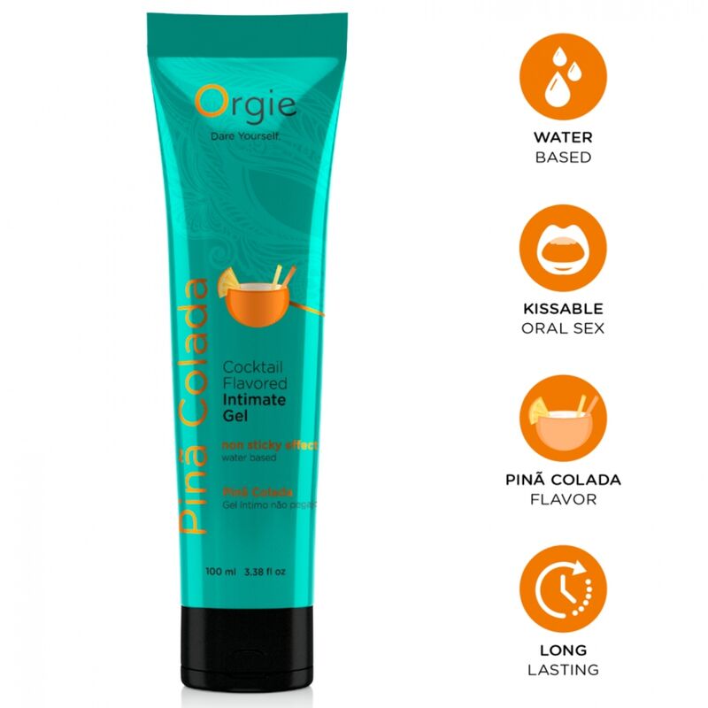 Orgie-Lube Tube Cocktail Piña Colada Lubrifiant 100 ml