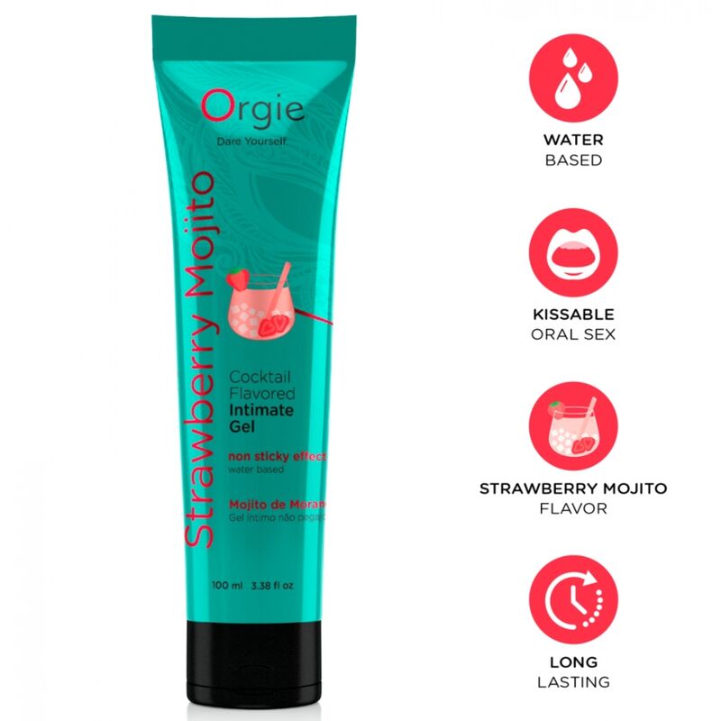 Orgie-Lube Tube Cocktail Mojito cu Căpșuni Lubrifiant
