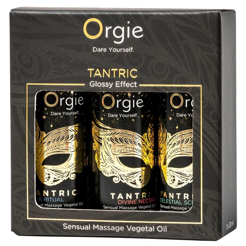 Orgie-Tantric Set Uleiuri de Masaj Senzual 3 x 30 ml