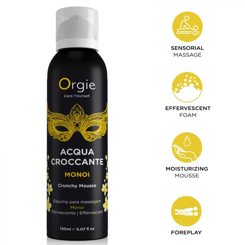 Orgie-Acqua Croccante Mousse de Masaj Monoi 150 ml