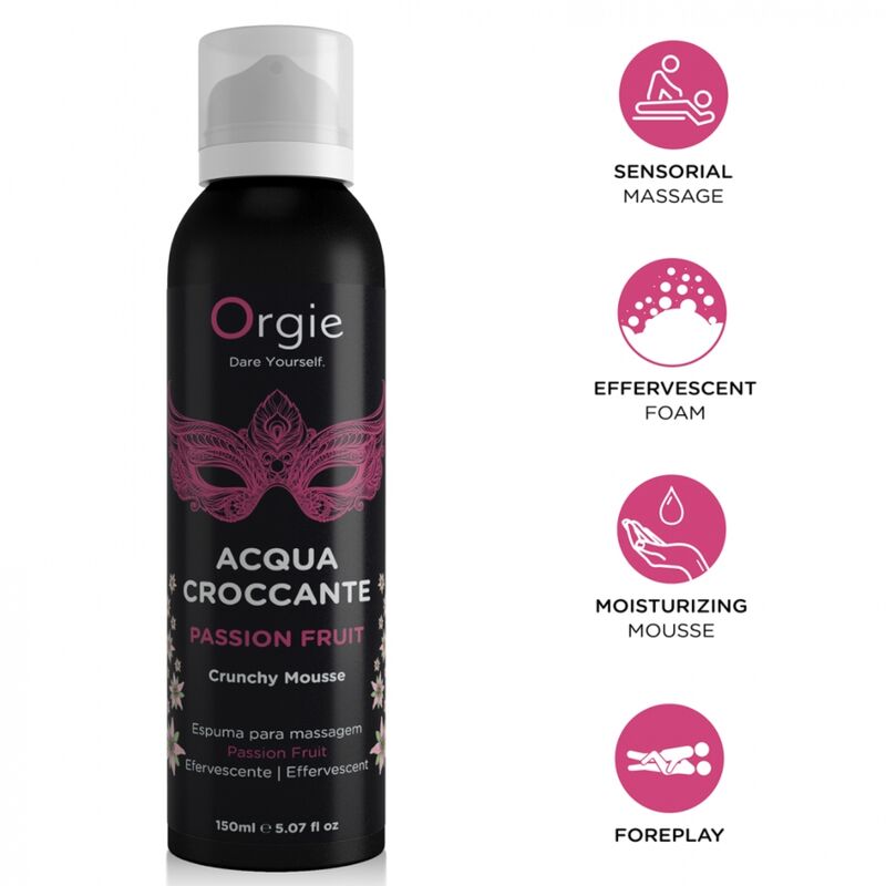 Orgie-Acqua Croccante Mousse de Masaj Fructul Pasiunii